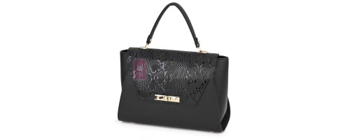  Дамска чанта от висококачествена еко кожа в черен цвят. Код: TOKIG-1